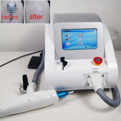 cáscara de c4q conmutado del carbono del ND YAG de la máquina del retiro del tatuaje del laser de la ceja 500W