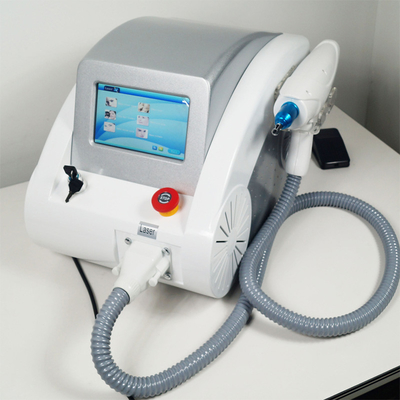 cáscara de c4q conmutado del carbono del ND YAG de la máquina del retiro del tatuaje del laser de la ceja 500W