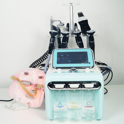 Máquina 9 de Aqua Peel Facial Hydrafacial Water Dermabrasion en 1 para la piel limpia