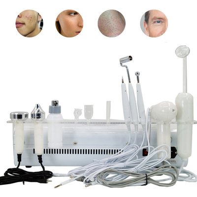 8 en 1 retiro galvánico de la etiqueta de la piel del vacío de la máquina facial multifuncional ultrasónica