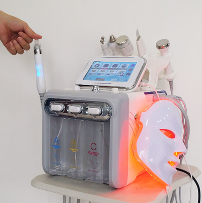 8 en 1 máquina facial de la burbuja H2O2 de la máquina del oxígeno ultrasónico facial del hidrógeno
