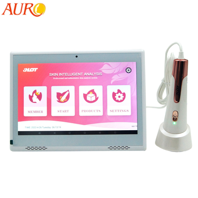 Escáner auto del sistema de Digitaces del software del analizador de la piel del salón de belleza pantalla de 10,1 pulgadas