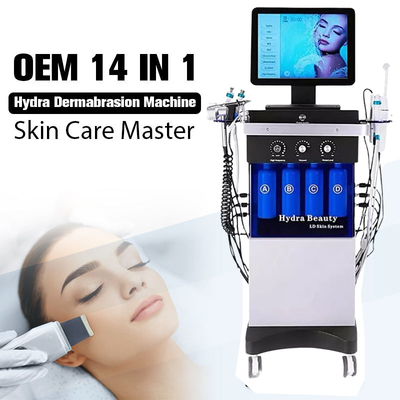 máquina facial Microdermabrasion 14 del Hydra 60Hz en 1 equipo multifuncional de la belleza
