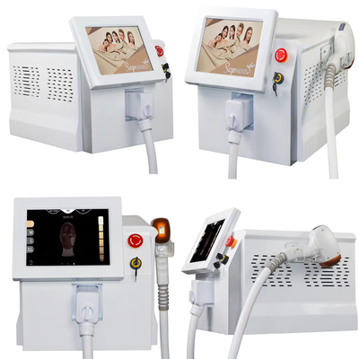 Sistema profesional del retiro del pelo del laser del diodo de las máquinas 1000W 808nm del retiro del pelo del laser del IPL