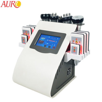 Máquina 6 de la cavitación del laser de Lipo en 1 máquina del vacío de la forma del cuerpo del RF