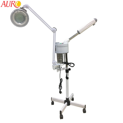 Máquina facial 2 del cuidado de piel de Vapozone en 1 vapor facial del salón ligero que magnifica