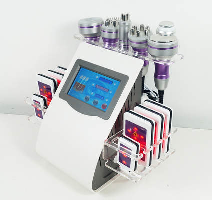Máquina multifuncional 9 de la cavitación del laser en 1 dispositivo del lifting facial de Microcurrent