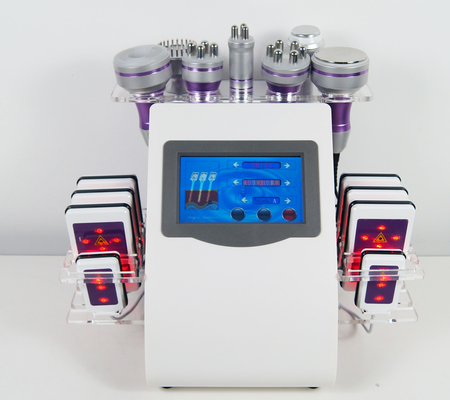 Máquina multifuncional 9 de la cavitación del laser en 1 dispositivo del lifting facial de Microcurrent