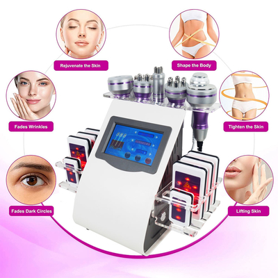 Balneario 9 en una máquina RF 500W de la cavitación del laser para formar del cuerpo