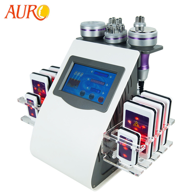 Máquina 6 de la cavitación del laser del RF Unoisetion en 1 para el salón de belleza