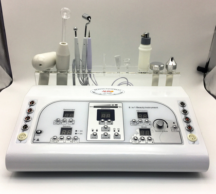 Máquina multifuncional ultrasónica de la belleza de la máquina facial de alta frecuencia galvánica del balneario