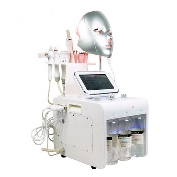 Máquina facial de la burbuja H2O2 de la máquina del RF del oxígeno ultrasónico portátil del Hydra
