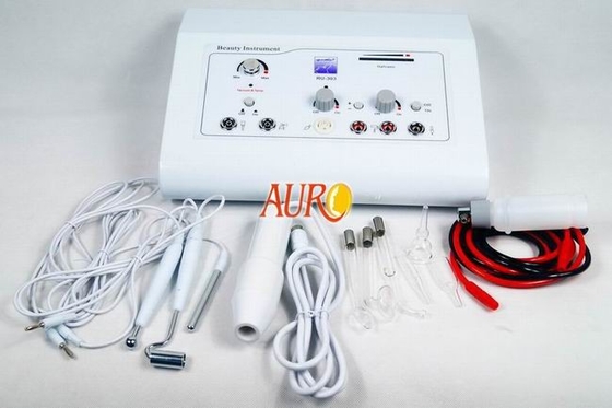 Máquina facial multifuncional de alta frecuencia galvánica 4 en 1 vacío 110V/220V