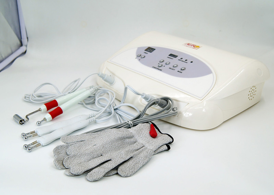 Instrumento de elevación facial de la BIO máquina de Microcurrent del salón con los guantes mágicos