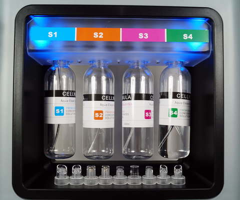 1,5 máquina 8 de la burbuja del megaciclo Hydrafacial H2O2 en 1 oxígeno del agua para el salón