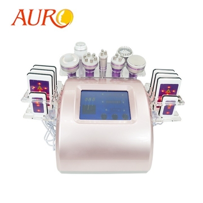 S forma 220V la máquina 9 de la cavitación del laser Lipo en 1 terapia del fotón del RF del vacío