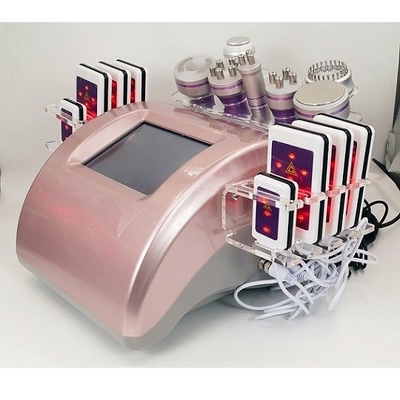 S forma 220V la máquina 9 de la cavitación del laser Lipo en 1 terapia del fotón del RF del vacío