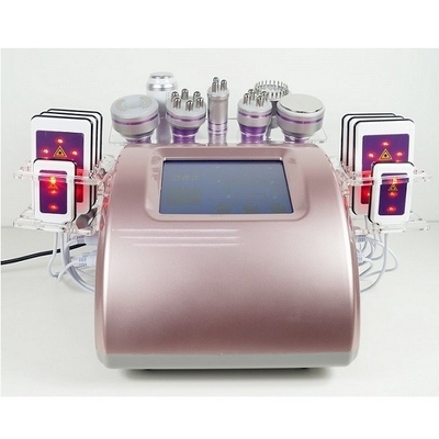 S forma 220V la máquina 9 de la cavitación del laser Lipo en 1 terapia del fotón del RF del vacío