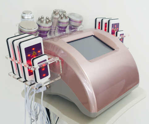 El cuerpo de KIM 8 que forma Lipolaser que adelgaza la máquina RF 40K limpia la quema con la aspiradora gorda