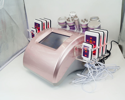9 en 1 máquina ultrasónica 300W de la cavitación del RF Lipo para el ajuste de la piel