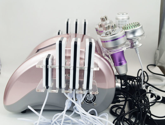 9 en 1 máquina ultrasónica 300W de la cavitación del RF Lipo para el ajuste de la piel