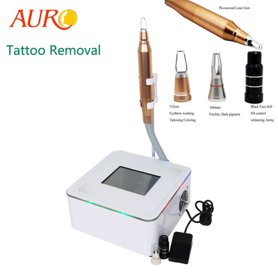 Piel de la máquina de la belleza del retiro del tatuaje del laser que blanquea 1320nm 1064nm 532nm