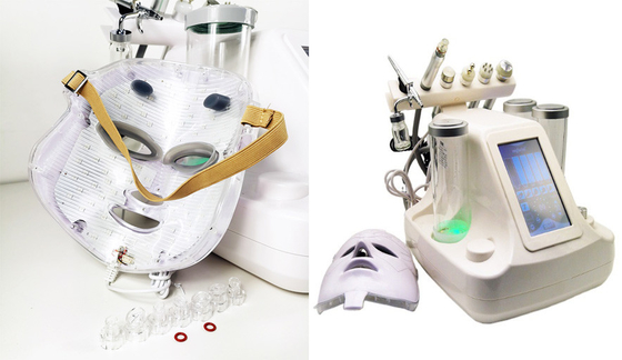 Terapia 7 de Microcurrent en 1 cuidado de piel ultrasónico de la máquina facial del Hydra para el balneario