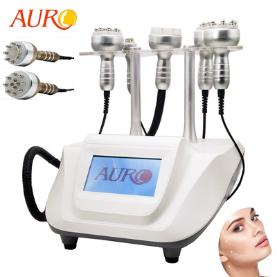 Vacío 40K 5 en 1 cavitación RF que adelgaza la elevación facial de la piel de la máquina