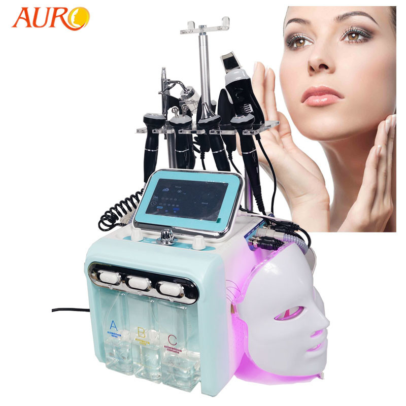 Máquina facial 9 de Hydraskin Hydrodermabrasion en 1 1,5 megaciclos para el limpiamiento de la piel