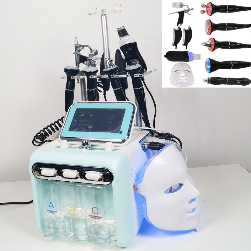 Máquina 9 de Aqua Peel Facial Hydrafacial Water Dermabrasion en 1 para la piel limpia