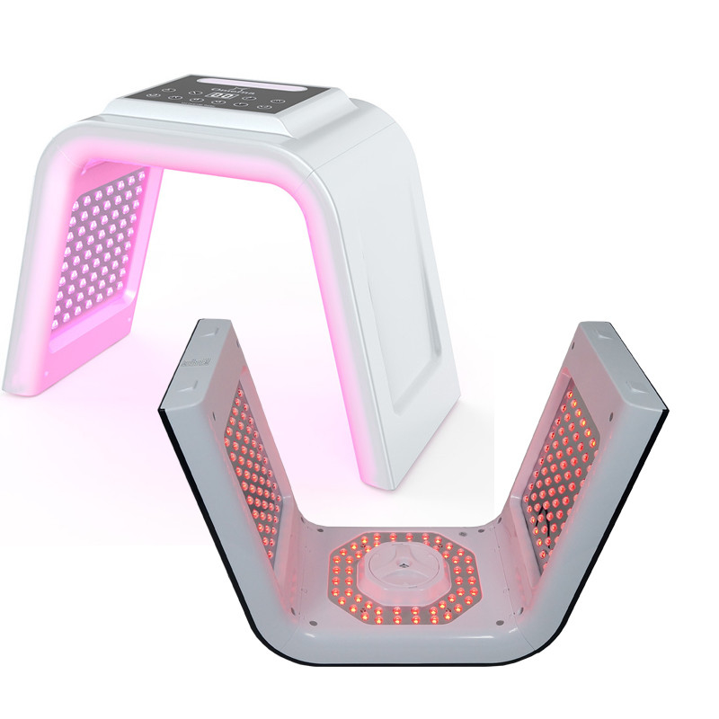 Color ligero rojo facial de la máquina 24W 6 de la terapia de la luz de PDT LED para el acné