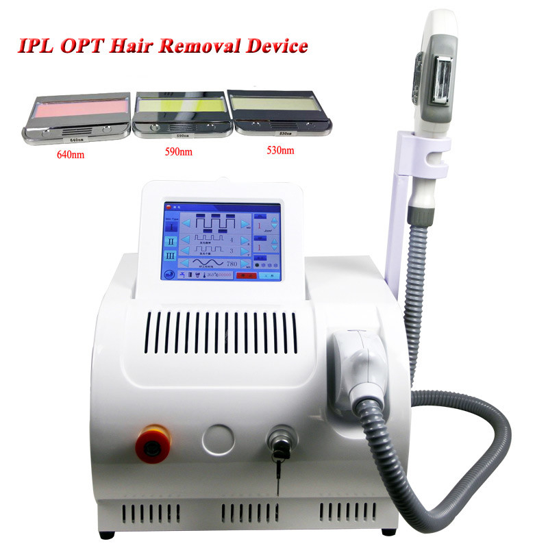 Máquina portátil de depilación para rejuvenecimiento del cuidado de la piel OPT IPL para la terapia del acné Eliminación de pecas Removedor de vello